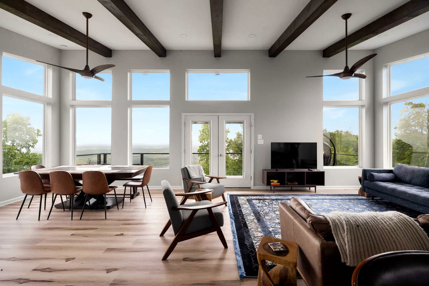 Scenic Getaway Cabin w/ Fire Pit, Deck & Panoramic Views in Martinsburg, WV