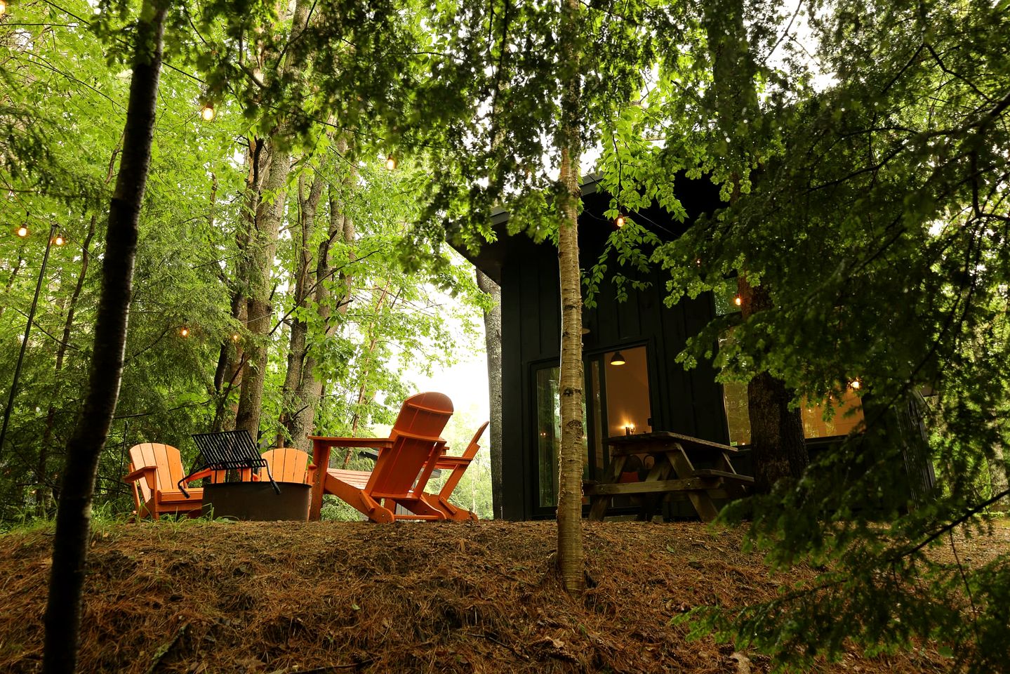 Beautiful Cabin with Modern Indoor Space and Fire Pit in Freeport, Maine