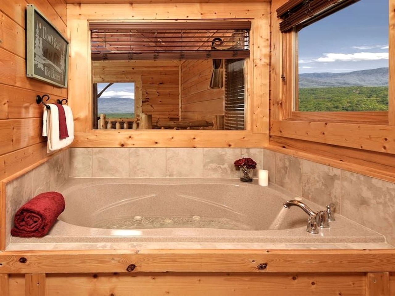 Modern Mountain Cabin Retreat with Game Room and Outdoor Pool in Sevierville, Tennessee