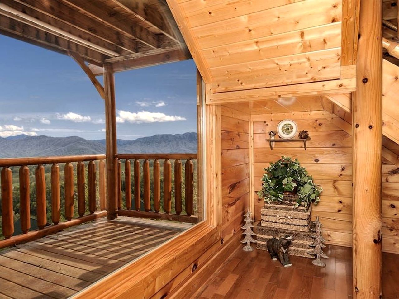 Modern Mountain Cabin Retreat with Game Room and Outdoor Pool in Sevierville, Tennessee