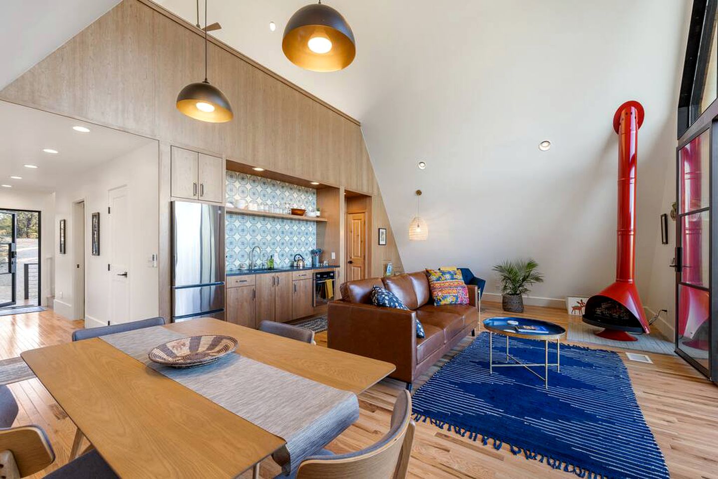 Modern and Secluded A-Frame with a Hot Tub for a Romantic Texas Hill Country Getaway