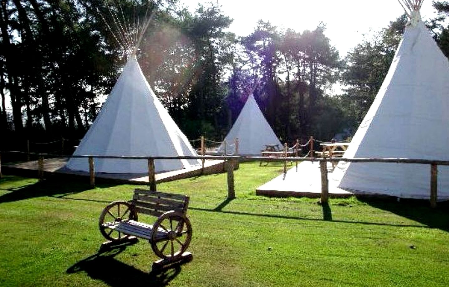 Modern & Spacious Luxury Tipis in UK Countryside