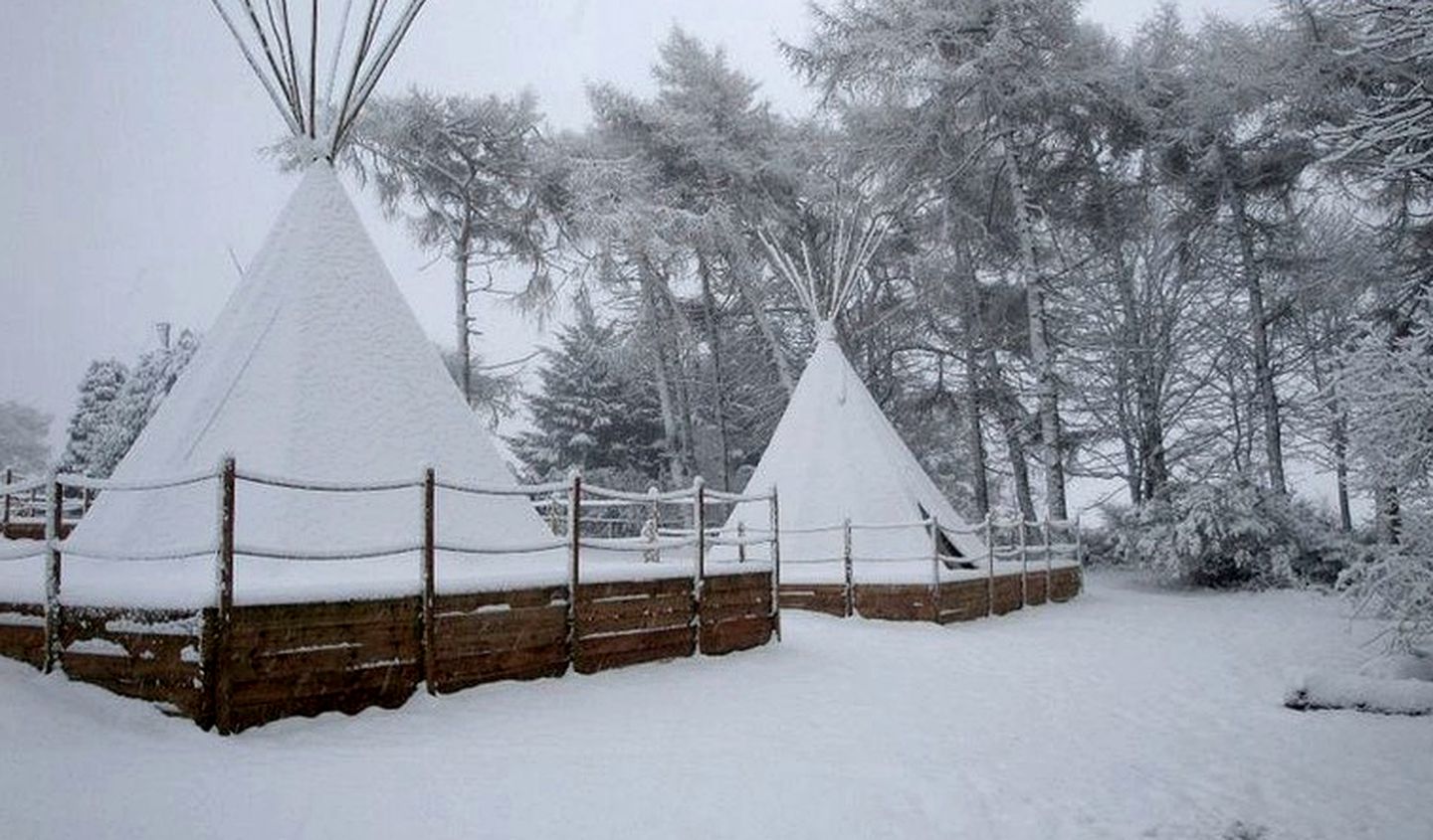 Modern & Spacious Luxury Tipis in UK Countryside