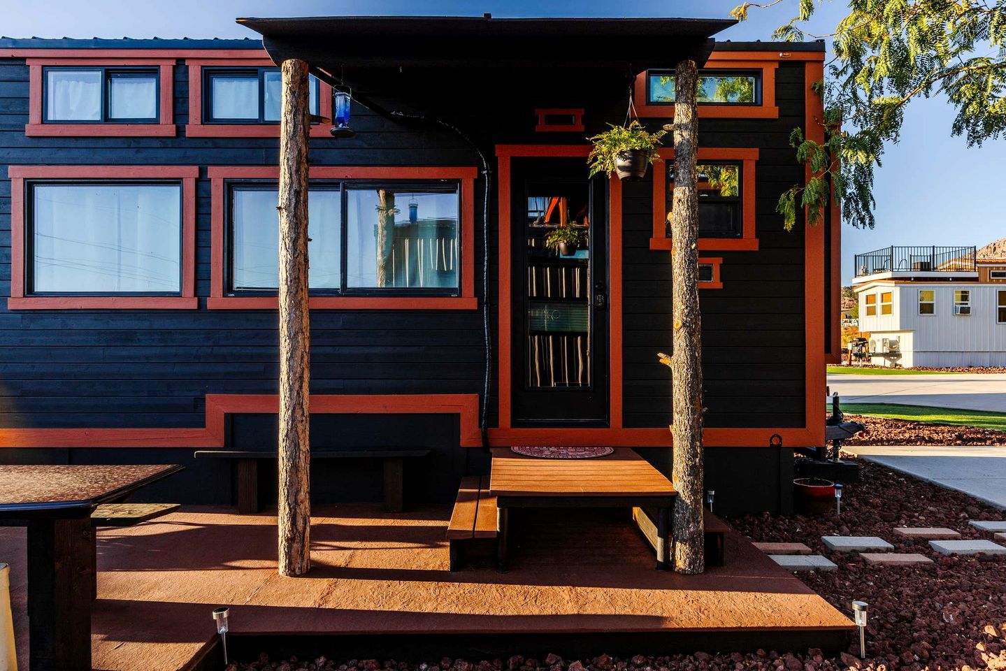 Pet-Friendly Modern Tiny Home with Red Rock Views & Private Deck Near Zion National Park, Apple Valley Utah