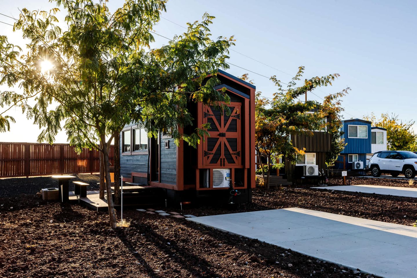 Pet-Friendly Modern Tiny Home with Red Rock Views & Private Deck Near Zion National Park, Apple Valley Utah