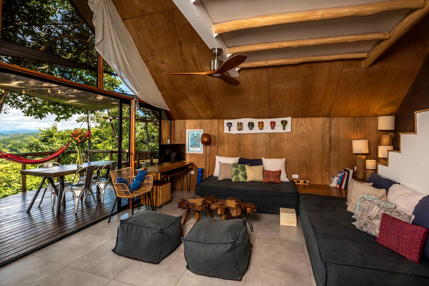 Stylish Eco Treehouse with Panoramic Views near Playa Grande, Matapalo Costa Rica