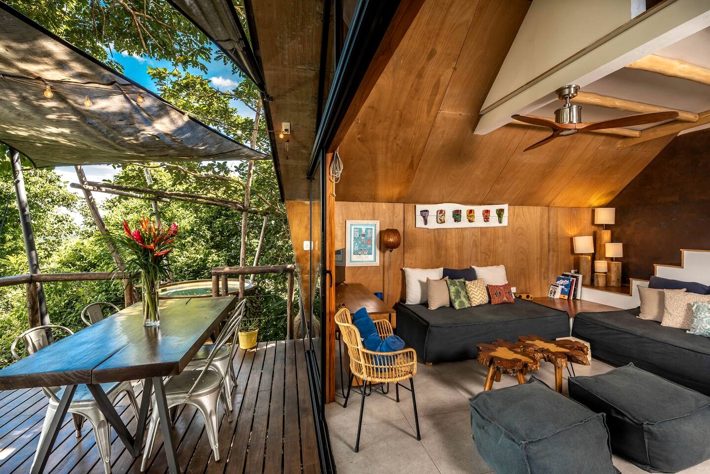 Stylish Eco Treehouse with Panoramic Views near Playa Grande, Matapalo Costa Rica