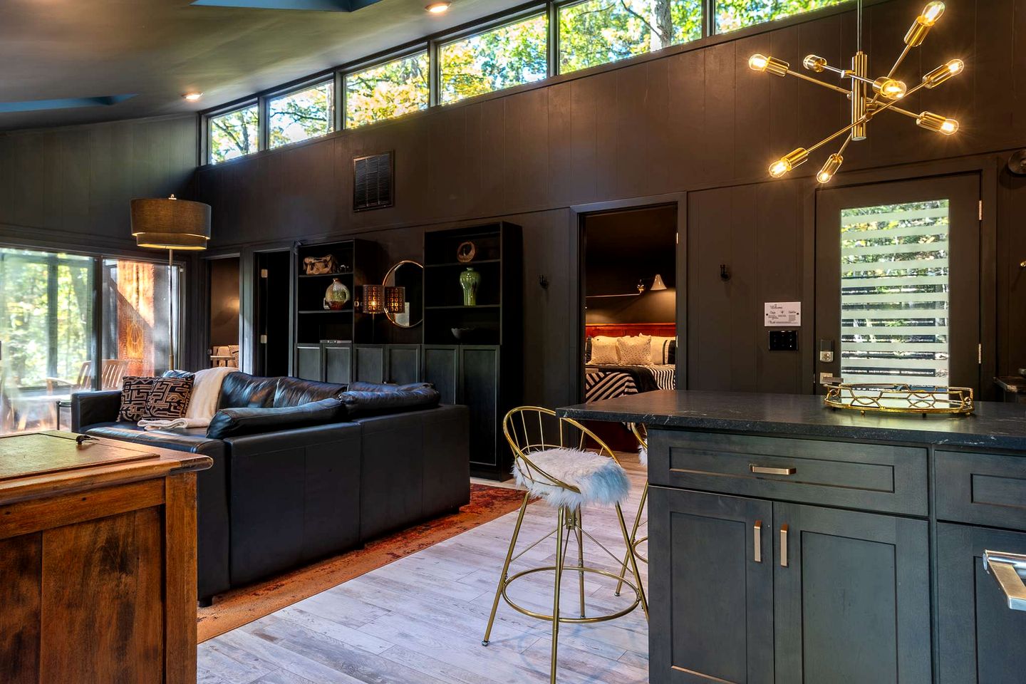 Modern Forest Cabin with Hot Tub, Screened Porch & Resort Access Near Hedgesville, WV