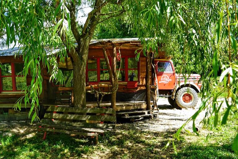 Caravans (Bodolyabér, Southern Transdanubia, Hungary)