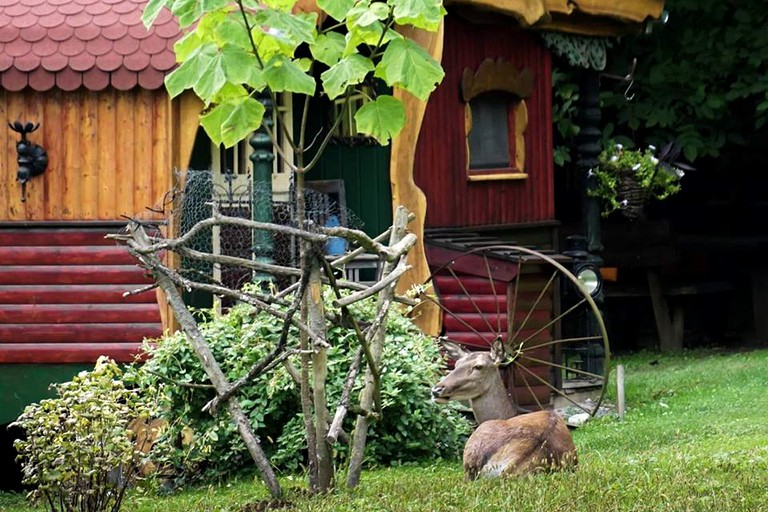 Caravans (Bodolyabér, Southern Transdanubia, Hungary)