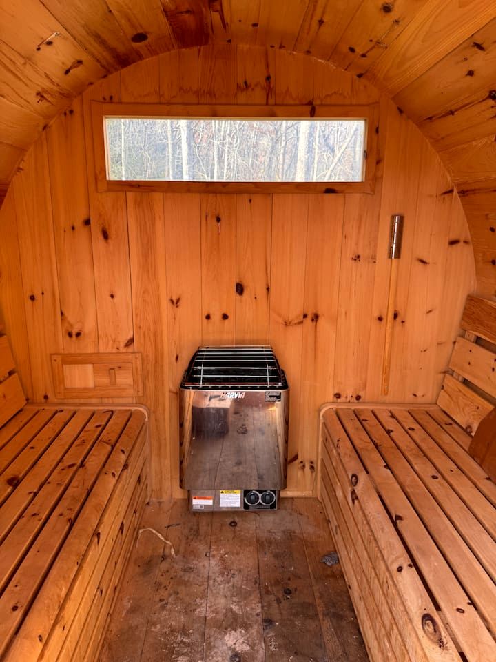 Luxury Wellness Dome with Private Sauna, Hot Tub & Cold Plunge Near Pisgah National Forest | Balsam Grove, North Carolina