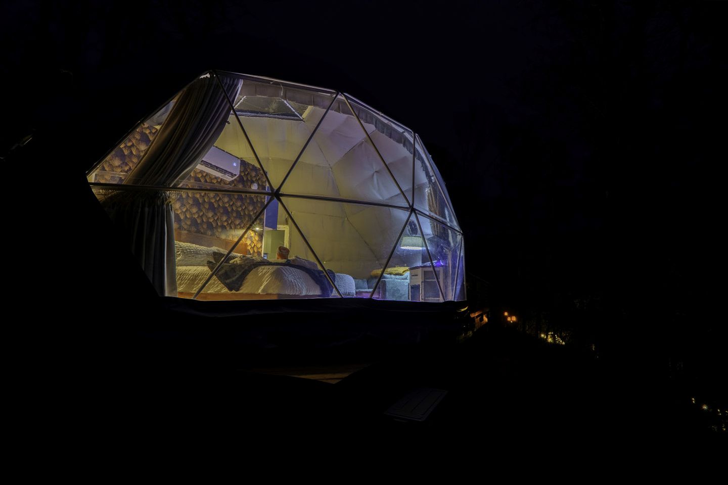 Luxury Wellness Dome with Private Sauna, Hot Tub & Cold Plunge Near Pisgah National Forest | Balsam Grove, North Carolina