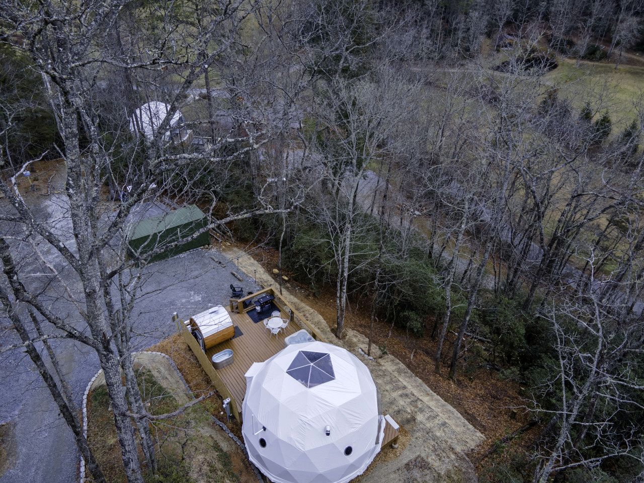 Luxury Wellness Dome with Private Sauna, Hot Tub & Cold Plunge Near Pisgah National Forest | Balsam Grove, North Carolina