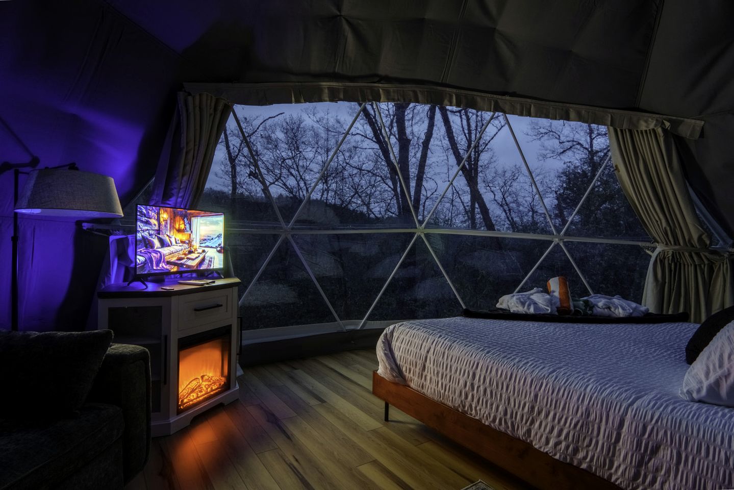Luxury Wellness Dome with Private Sauna, Hot Tub & Cold Plunge Near Pisgah National Forest | Balsam Grove, North Carolina