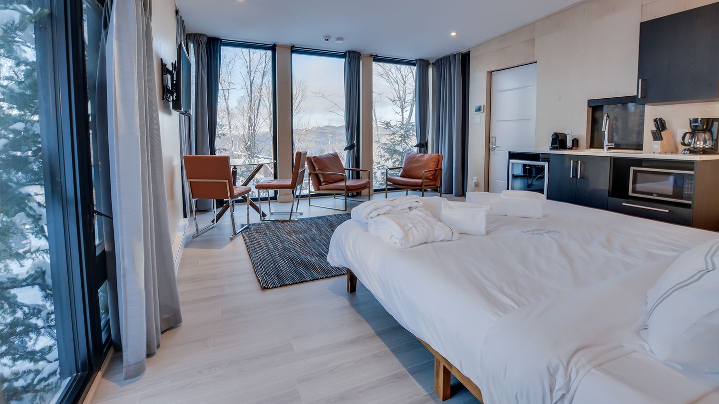 Mont Tremblant Glamping in a Tiny Home with Luxury Amenities