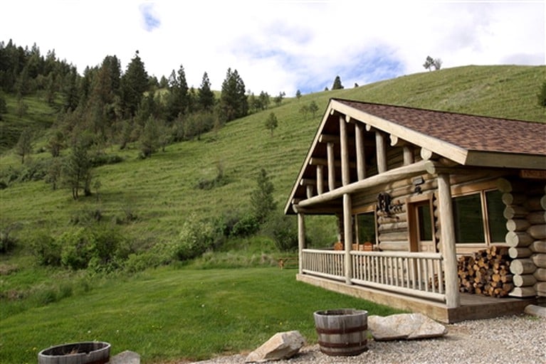 Log Cabins (United States of America, Darby, Montana)