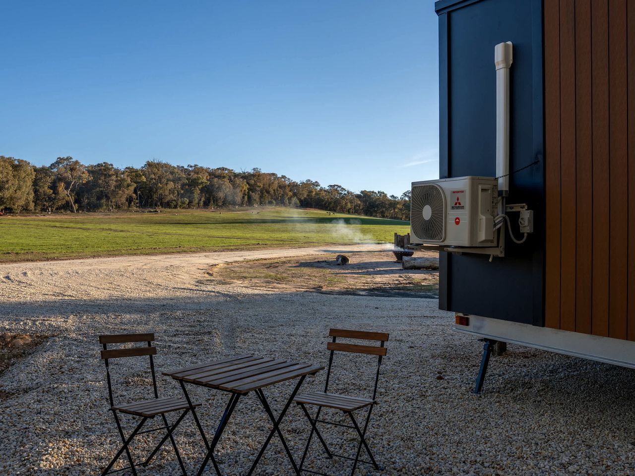 Peaceful Farm Stay Tiny House with Vineyard Views near Avoca, Warrenmang Victoria