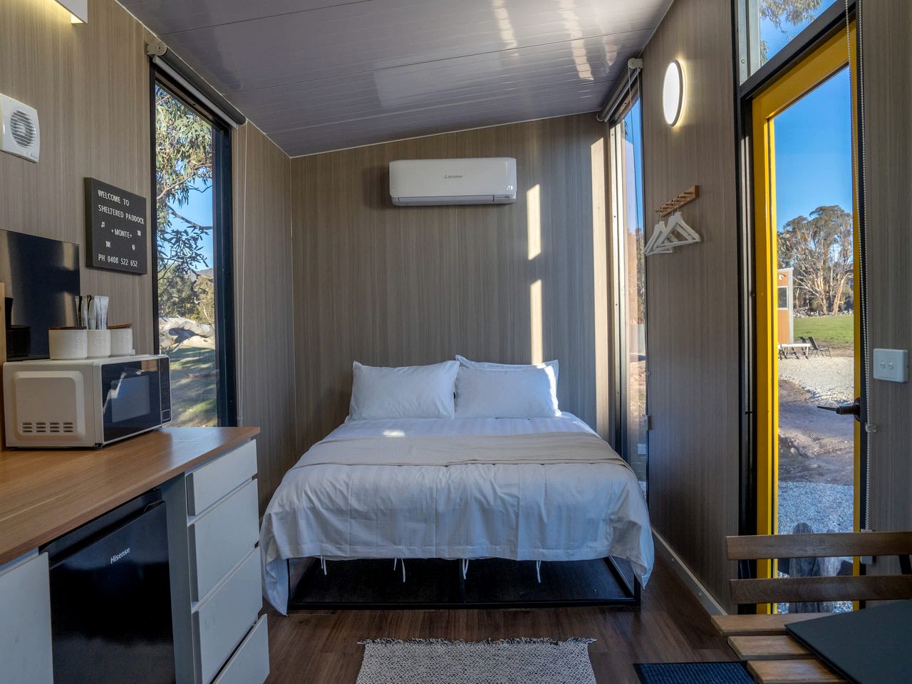 Peaceful Farm Stay Tiny House with Vineyard Views near Avoca, Warrenmang Victoria