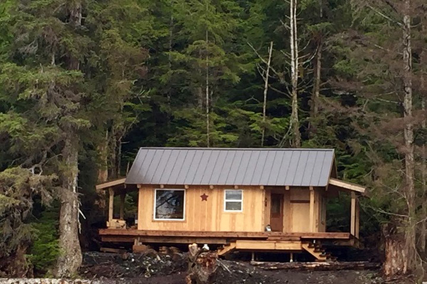 Wilderness Cabin Getaway with Breathtaking Views in Klawock on Prince of Wales Island in Alaska