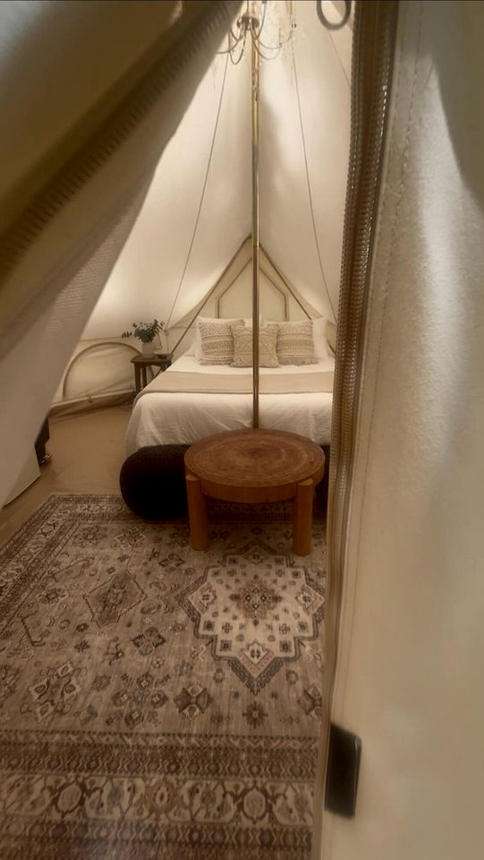 Cozy Glamping Tents Nestled in a Serene Forest Near Gentry, AR