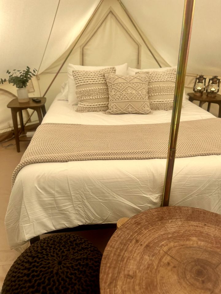 Cozy Glamping Tents Nestled in a Serene Forest Near Gentry, AR