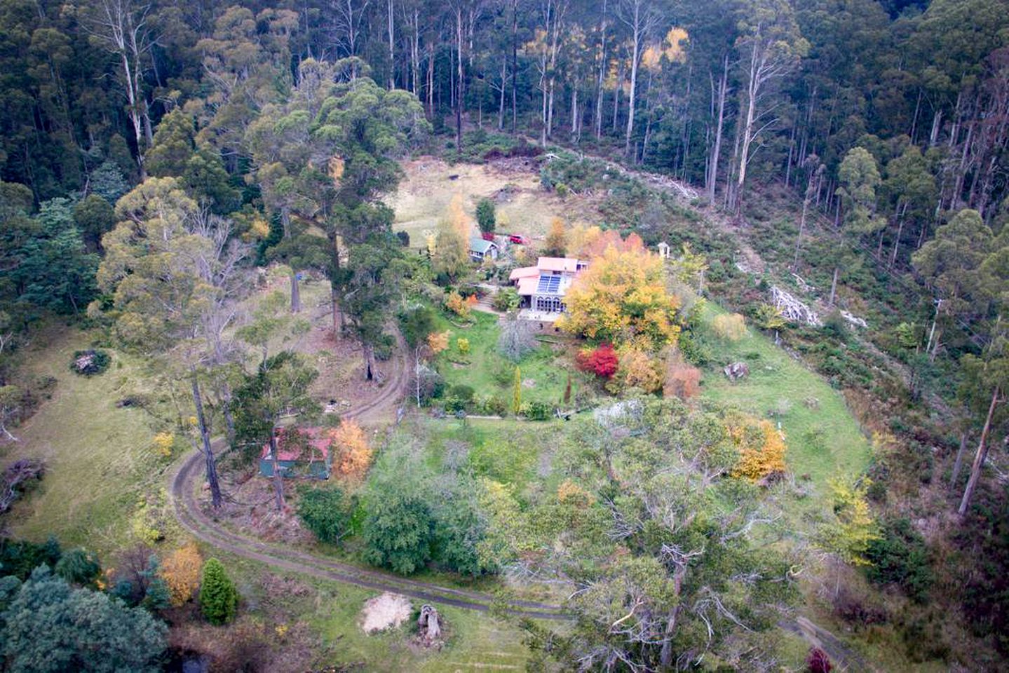 Secluded Cottage Rental Tucked Away in the Countryside near Deloraine, Tasmania