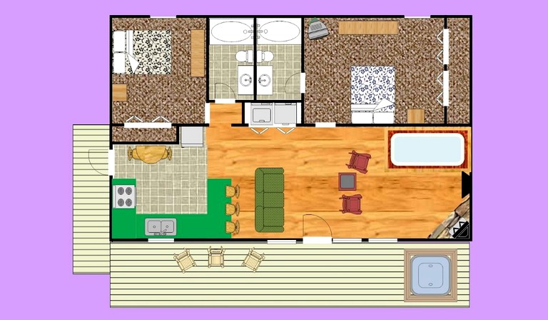 Cabins (United States of America, Gatlinburg, Tennessee)