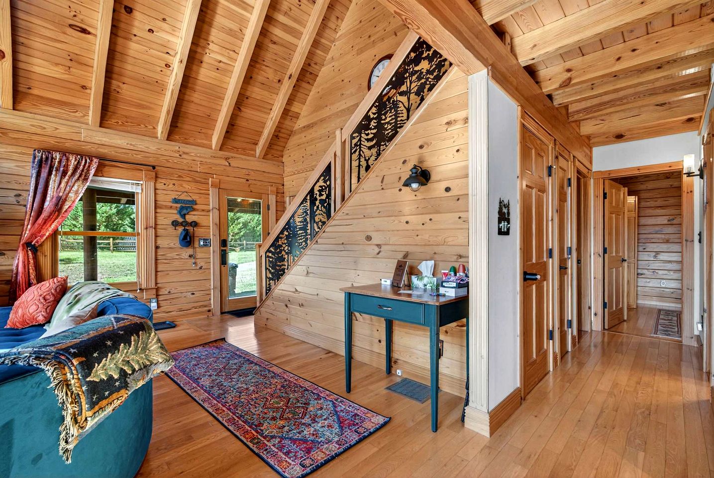 Peaceful Mountain Cabin with Hot Tub, Screened Porch & Views Near Lost River, Baker WV