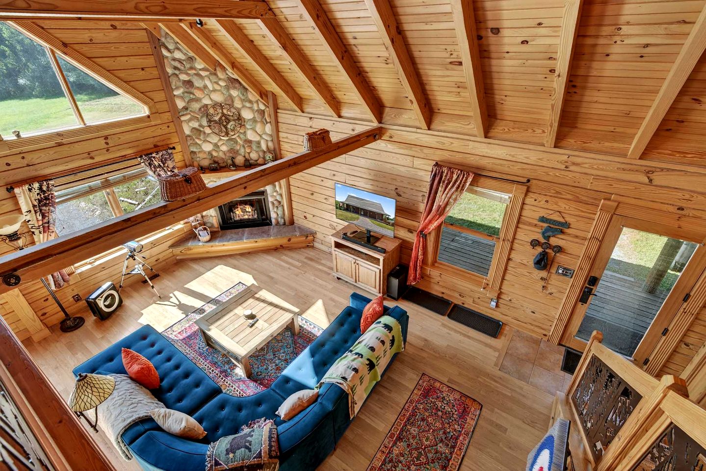 Peaceful Mountain Cabin with Hot Tub, Screened Porch & Views Near Lost River, Baker WV