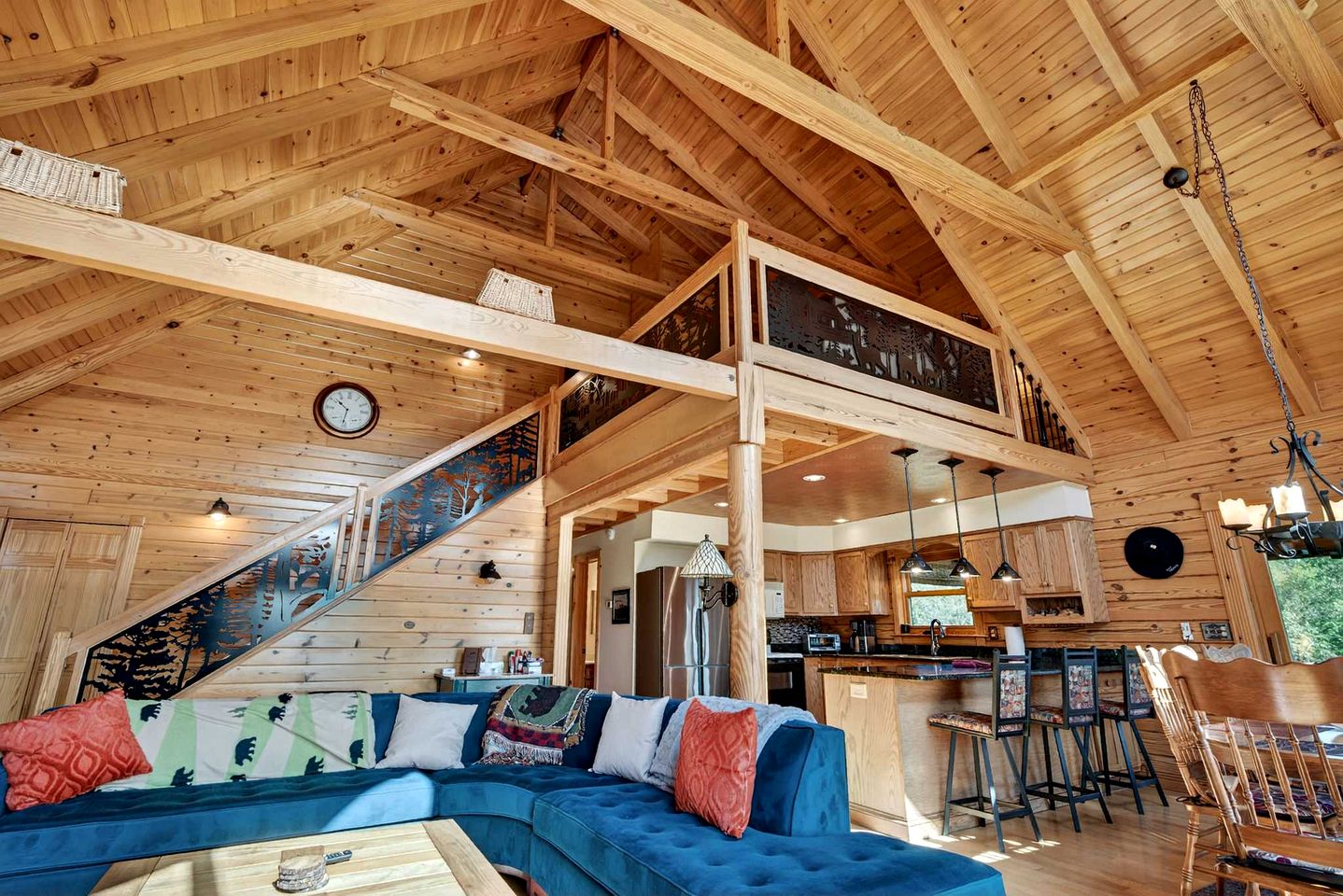 Peaceful Mountain Cabin with Hot Tub, Screened Porch & Views Near Lost River, Baker WV