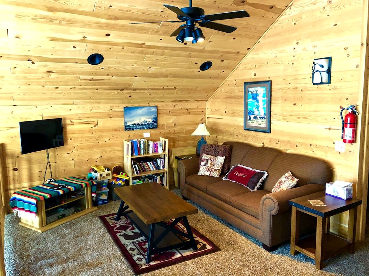 Rustic Family Cabin Nestled Among the Towering Trees in Idaho