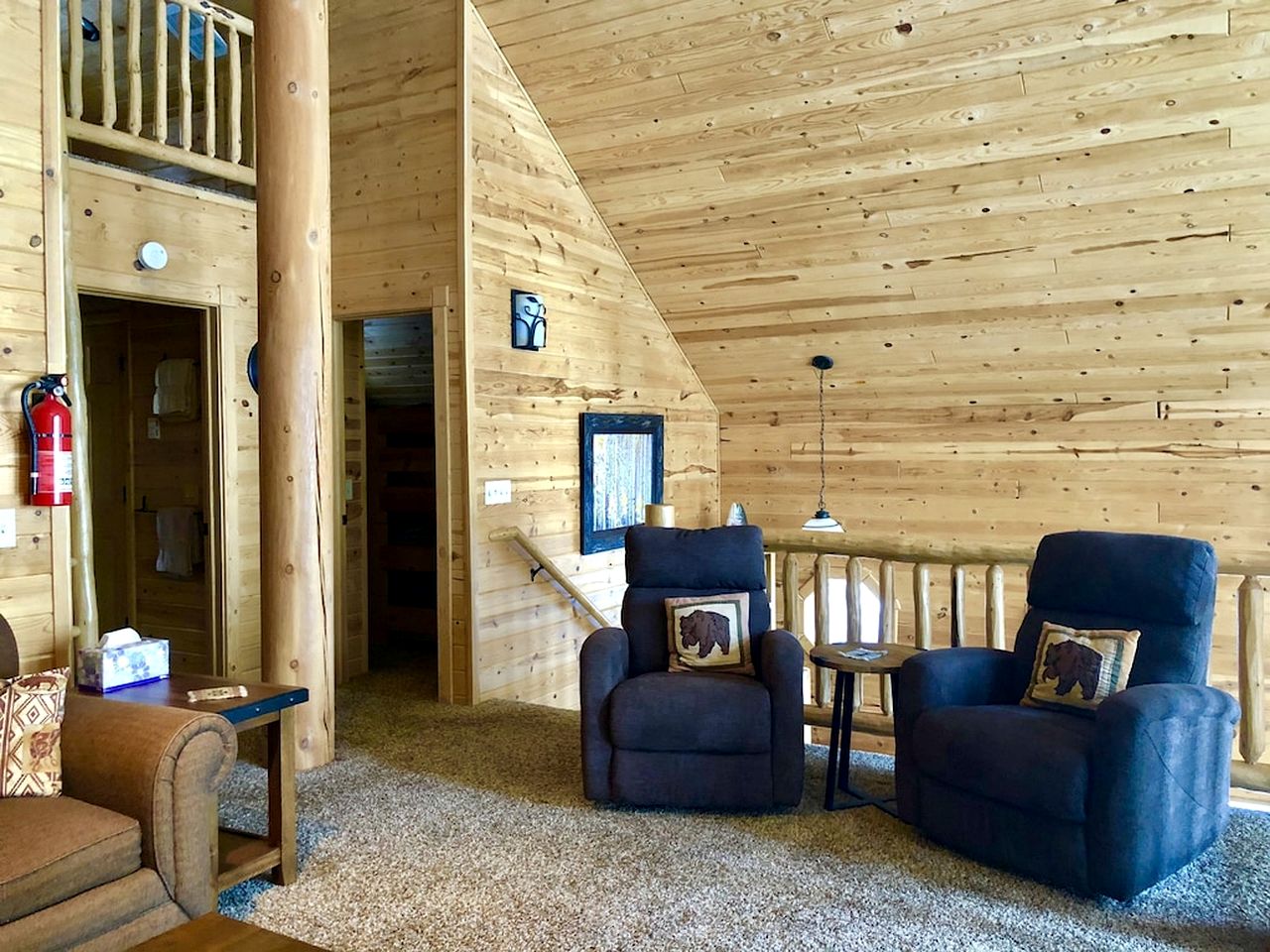 Rustic Family Cabin Nestled Among the Towering Trees in Idaho