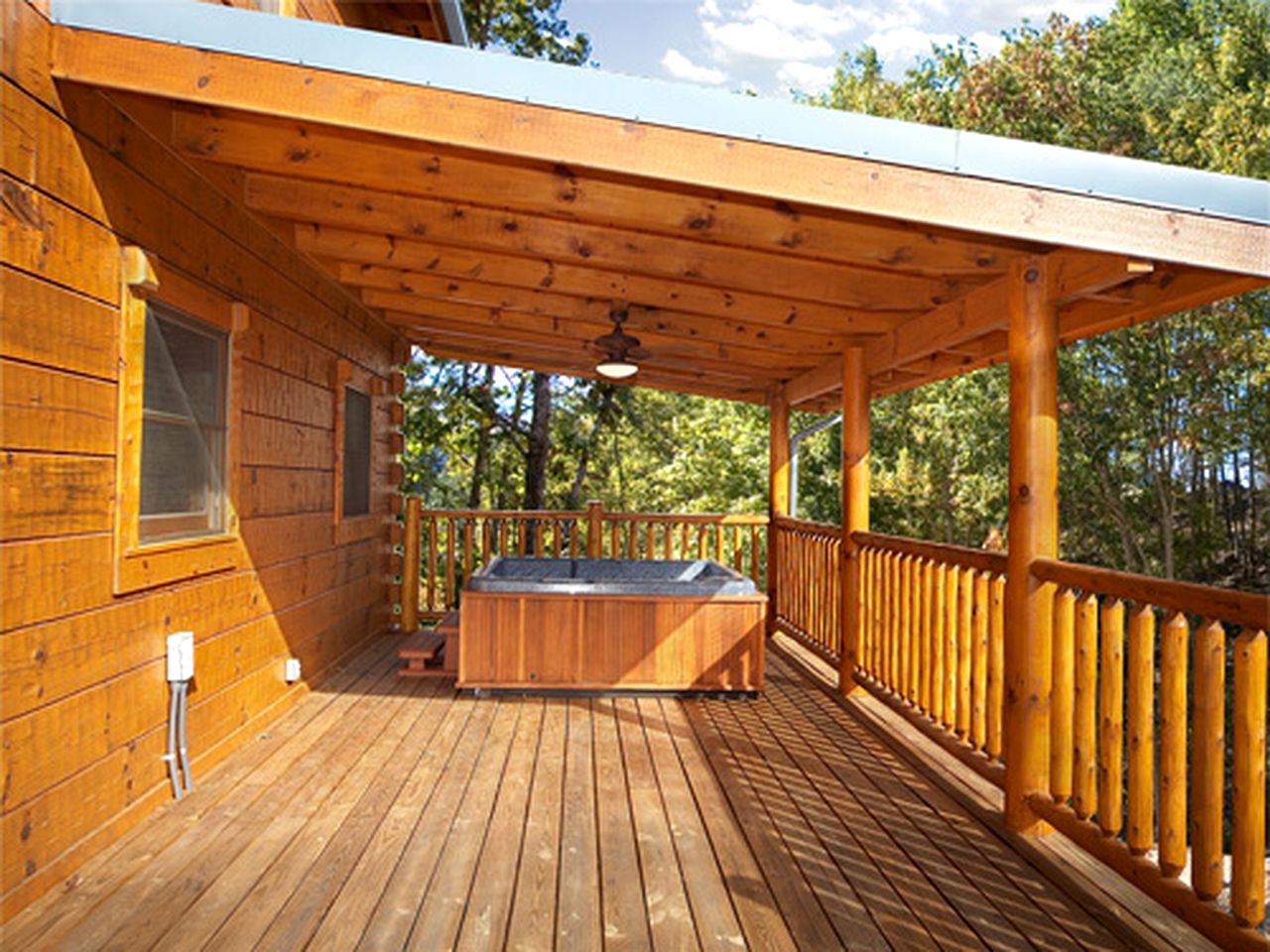 Tennessee Mountain Cabin Rental for Glamping near Gatlinburg