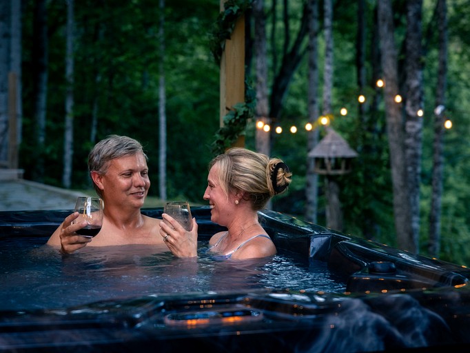 Cabins (United States of America, Bryson City, North Carolina)