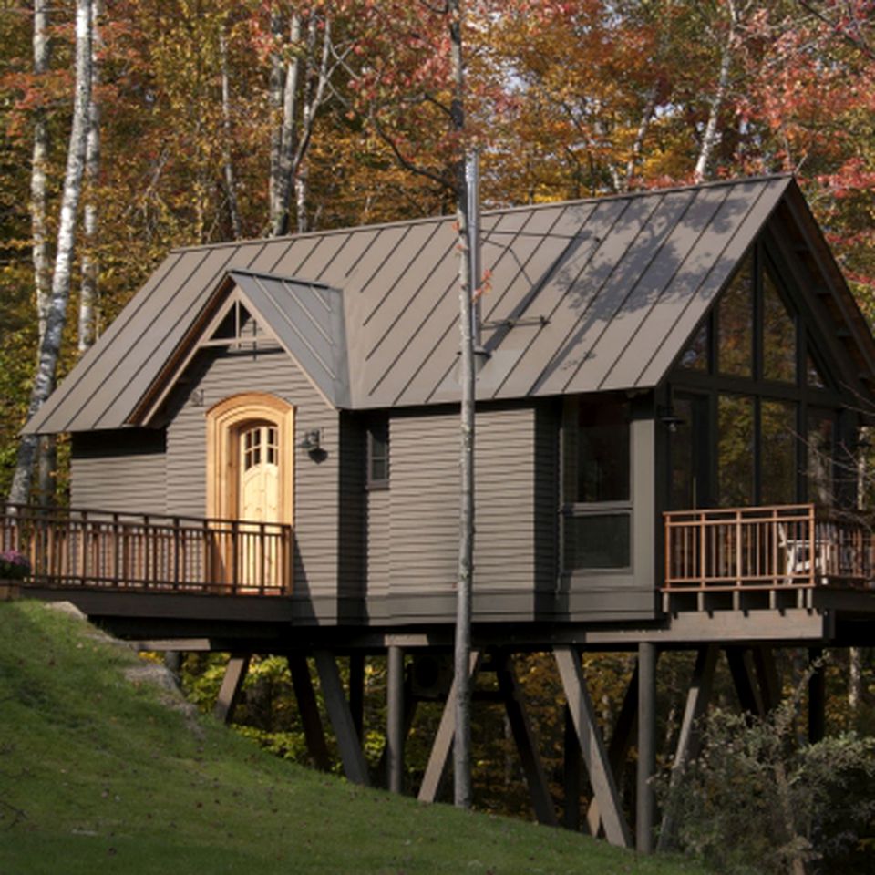 Green Mountains Cabin Rental with Attached Tree House in Vermont