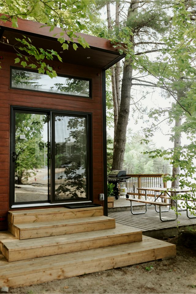 Gorgeous Tiny House Nestled Amidst Trees and Fire Pit Provided in Petawawa, Ontario