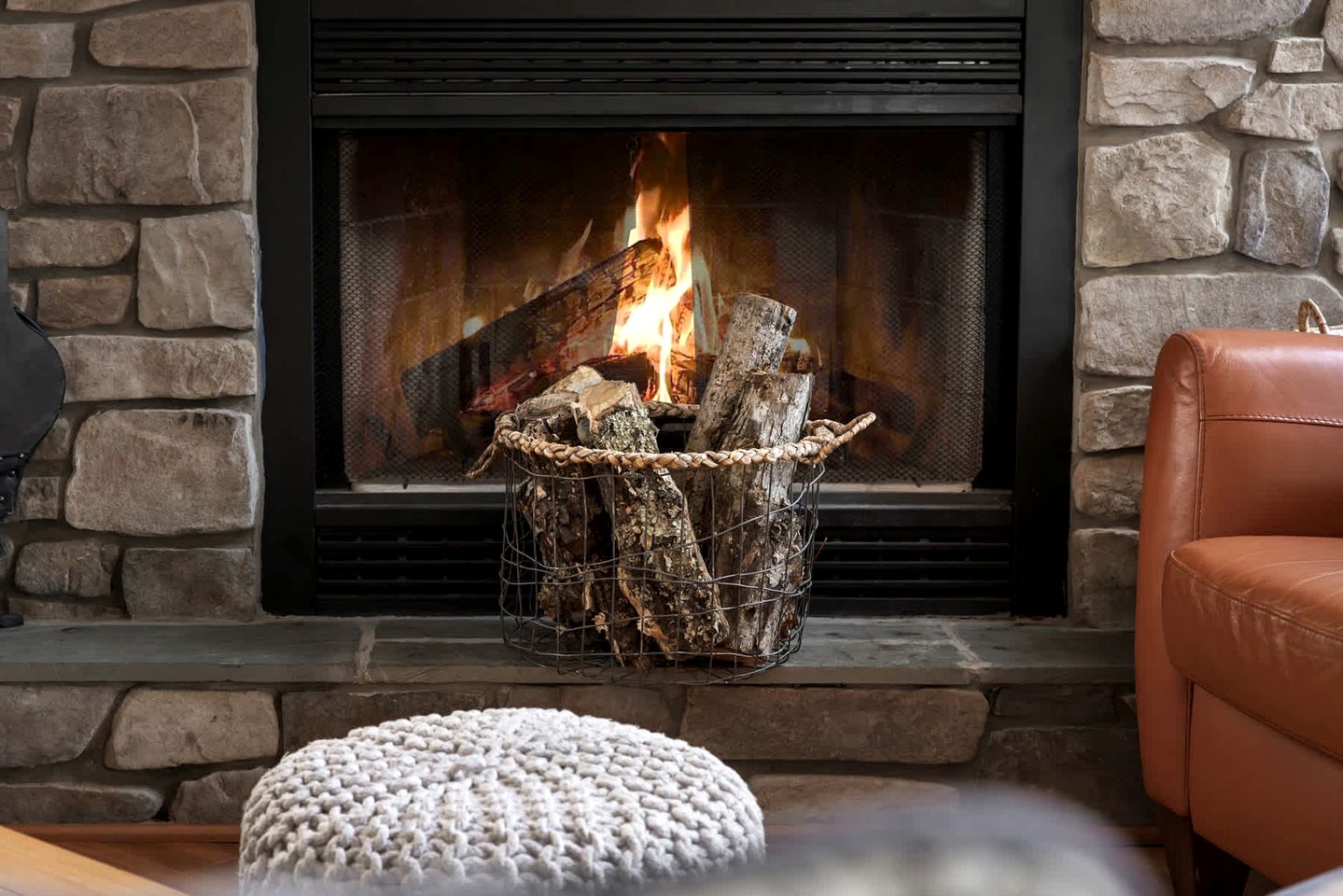 Beautiful A Frame Surrounded by Trees and Fire Pit Provided in Rock Gap, West Virginia