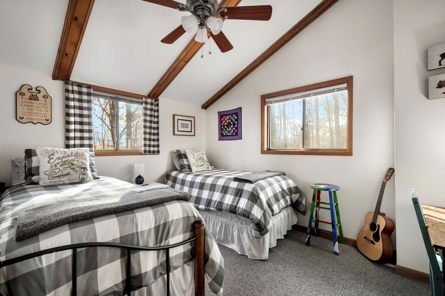 Beautiful A Frame Surrounded by Trees and Fire Pit Provided in Rock Gap, West Virginia