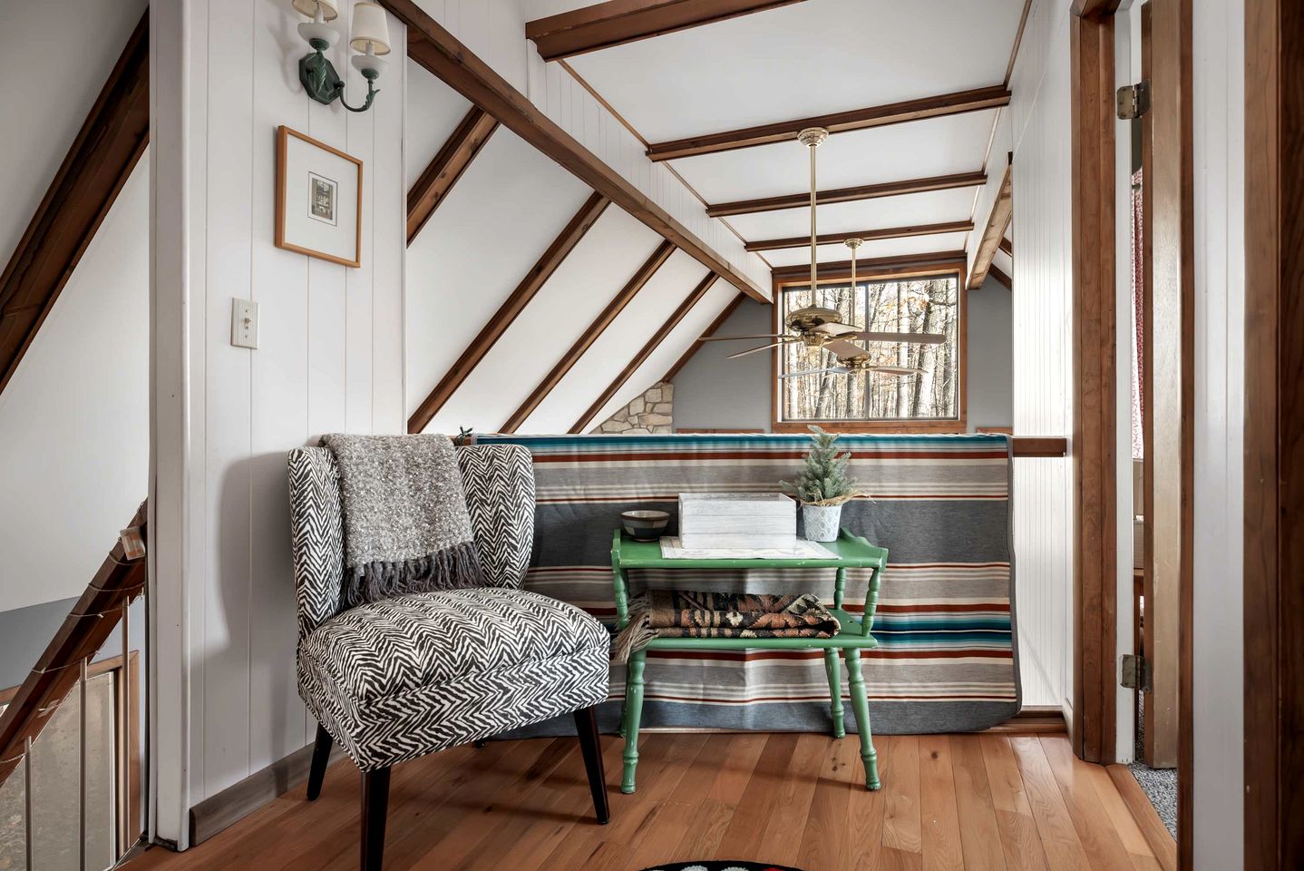 Beautiful A Frame Surrounded by Trees and Fire Pit Provided in Rock Gap, West Virginia