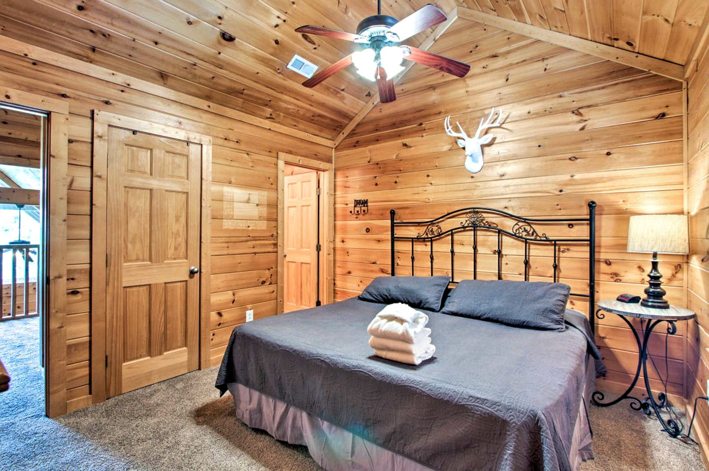 Dreamy Glamping Getaway in Pigeon Forge, at this Mountaintop Cabin Rental for 12