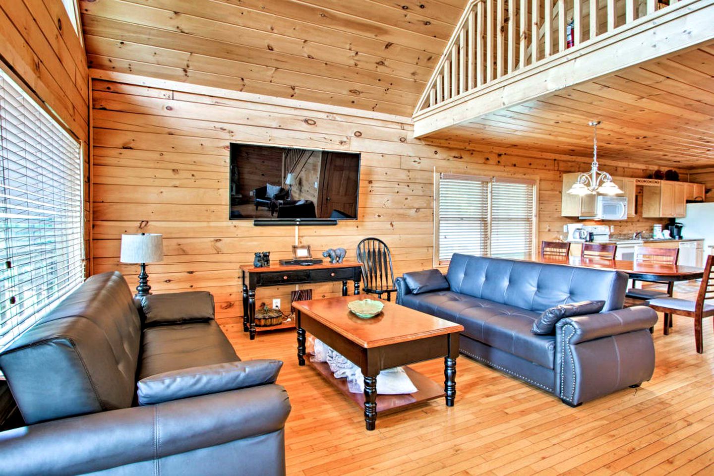 Dreamy Glamping Getaway in Pigeon Forge, at this Mountaintop Cabin Rental for 12