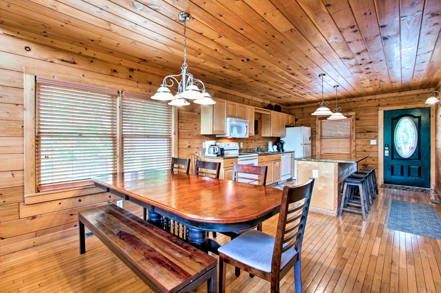 Dreamy Glamping Getaway in Pigeon Forge, at this Mountaintop Cabin Rental for 12