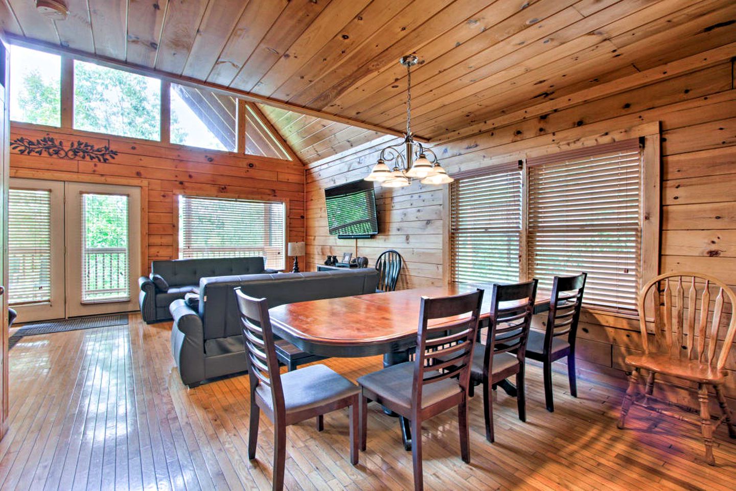 Dreamy Glamping Getaway in Pigeon Forge, at this Mountaintop Cabin Rental for 12
