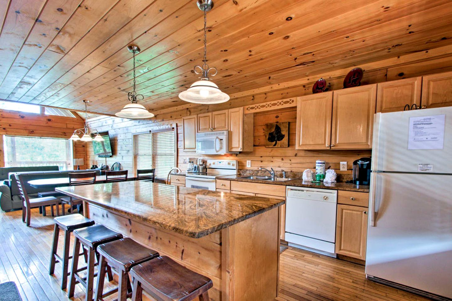 Dreamy Glamping Getaway in Pigeon Forge, at this Mountaintop Cabin Rental for 12