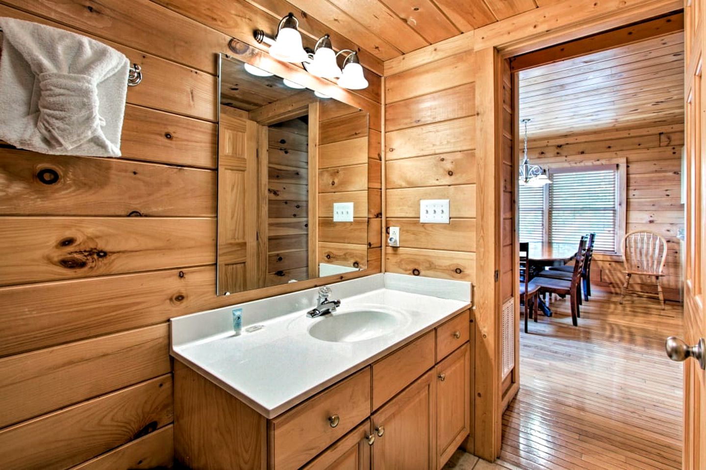 Dreamy Glamping Getaway in Pigeon Forge, at this Mountaintop Cabin Rental for 12