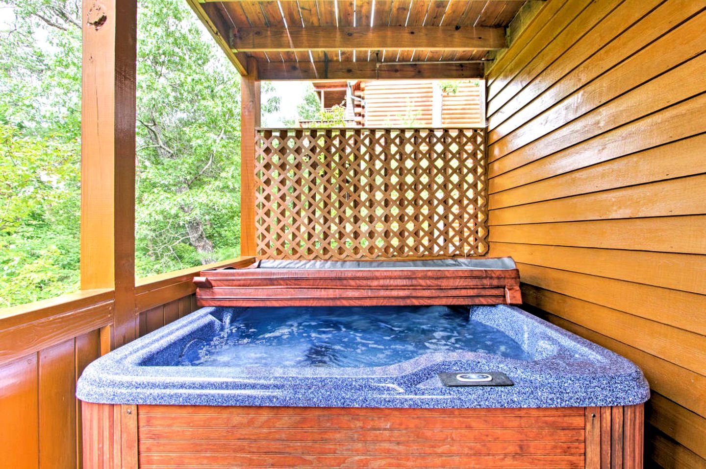 Dreamy Glamping Getaway in Pigeon Forge, at this Mountaintop Cabin Rental for 12