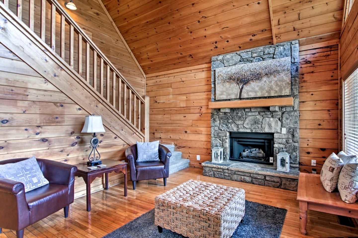 Dreamy Glamping Getaway in Pigeon Forge, at this Mountaintop Cabin Rental for 12