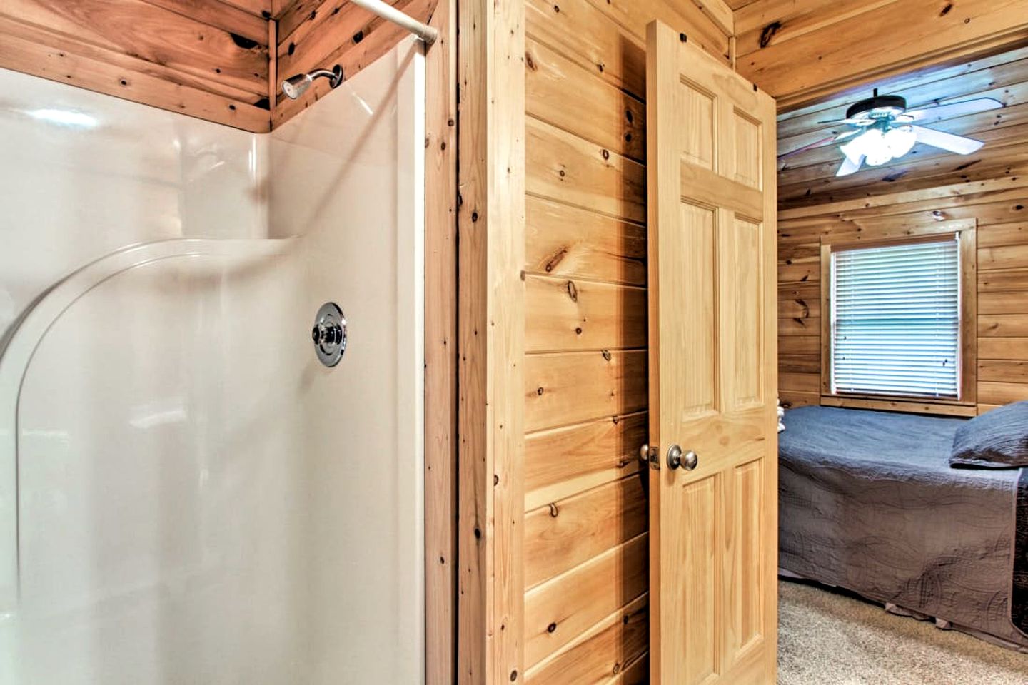 Dreamy Glamping Getaway in Pigeon Forge, at this Mountaintop Cabin Rental for 12