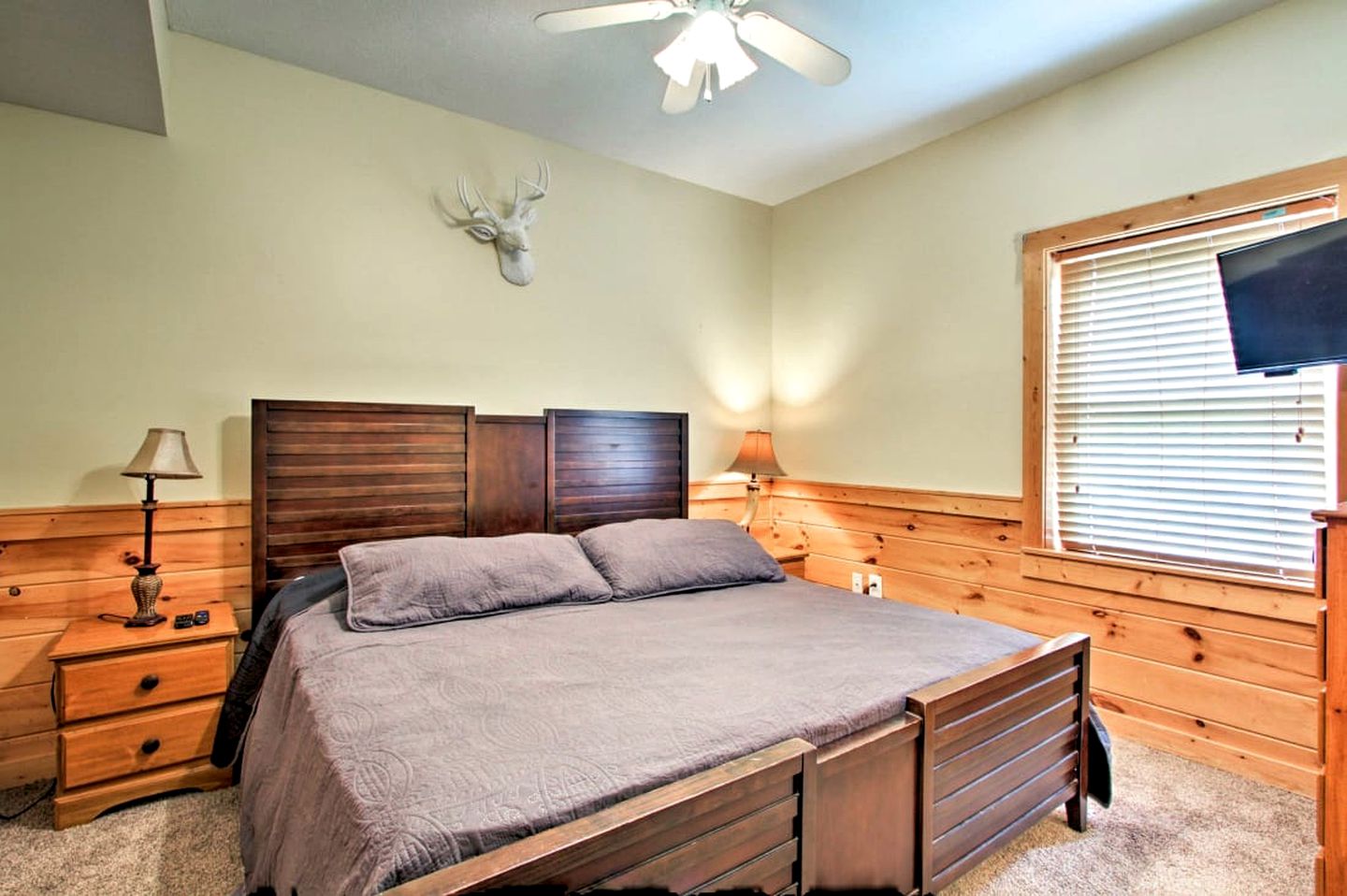 Dreamy Glamping Getaway in Pigeon Forge, at this Mountaintop Cabin Rental for 12