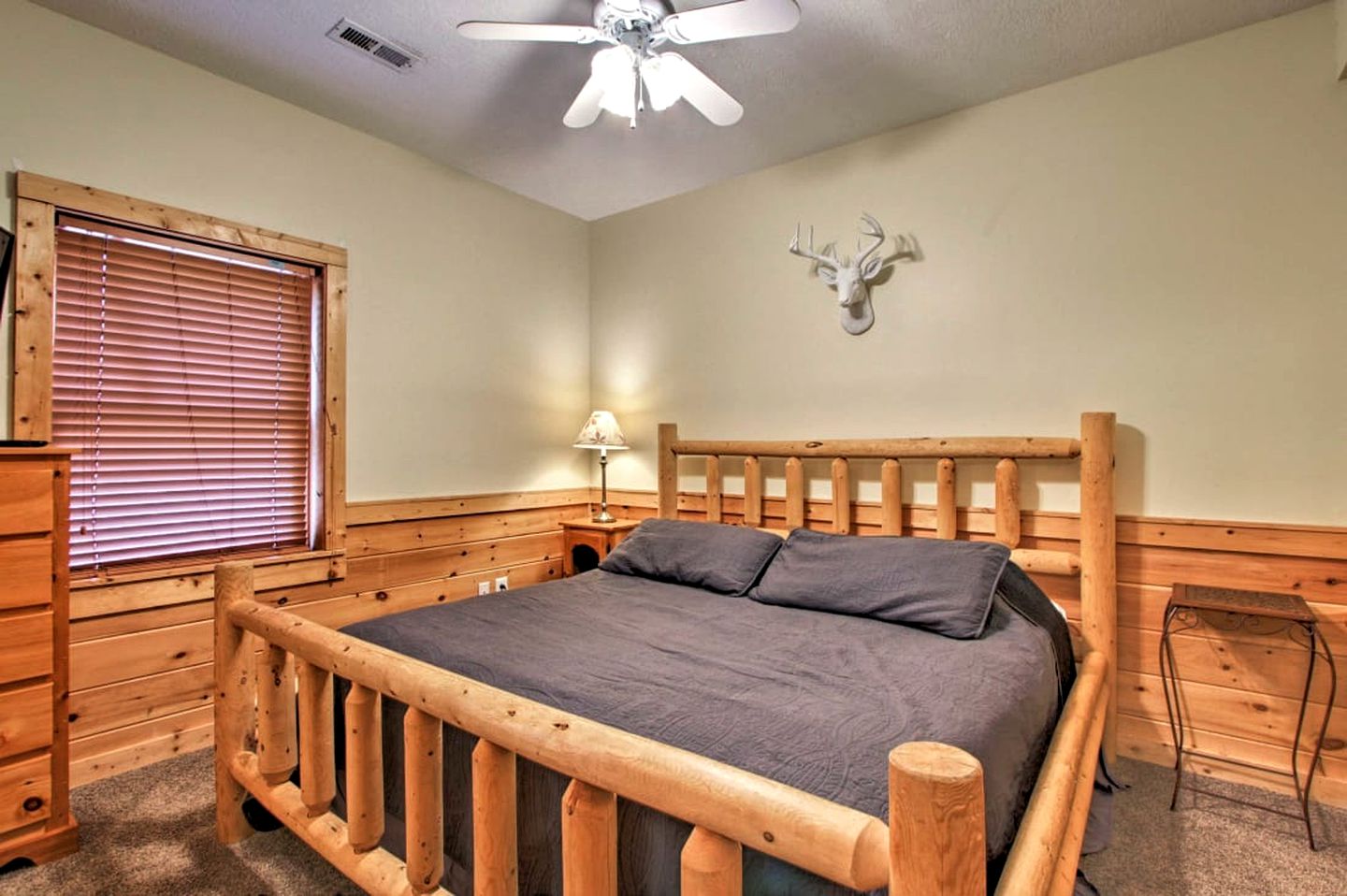 Dreamy Glamping Getaway in Pigeon Forge, at this Mountaintop Cabin Rental for 12